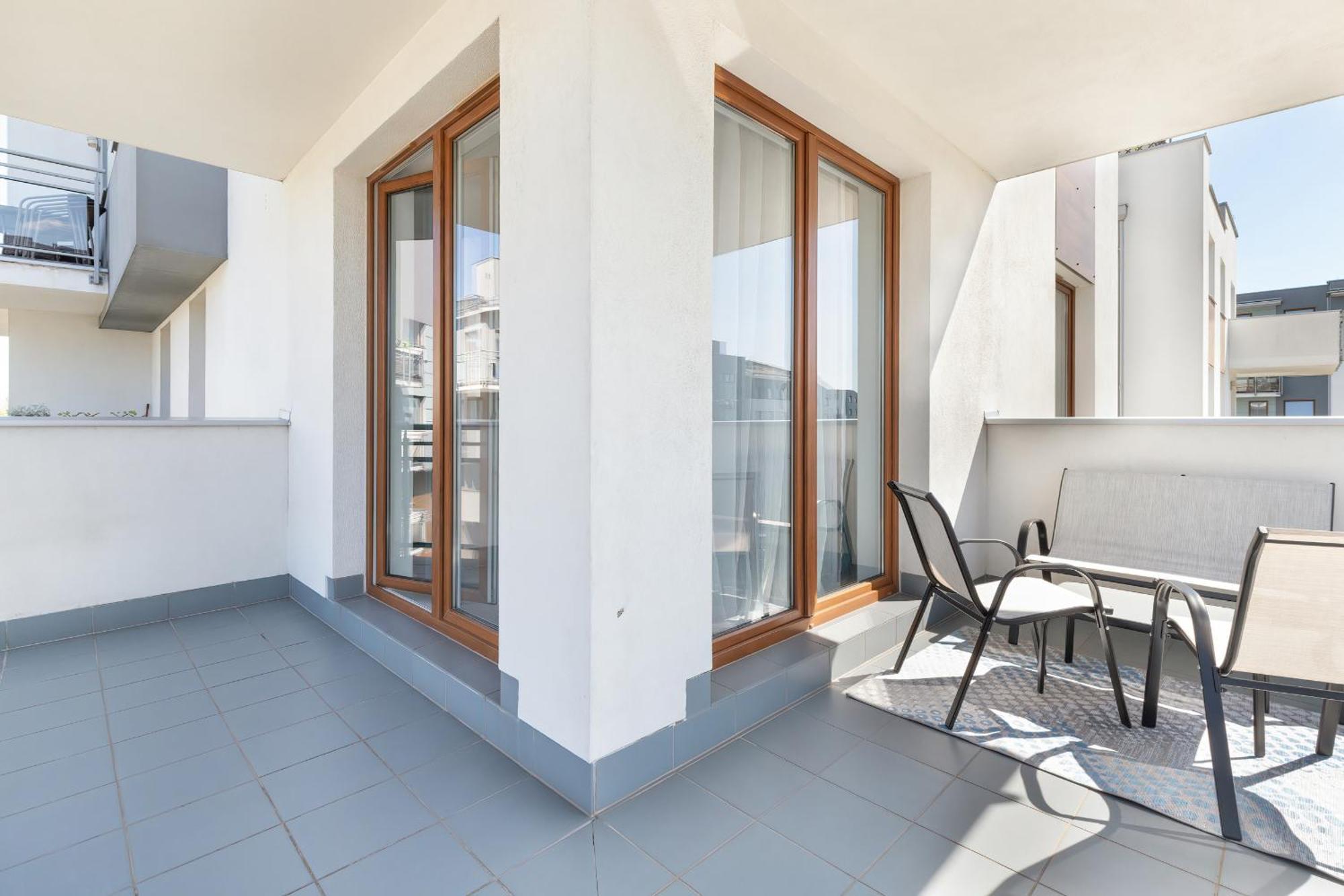 Jasny & Przestronny Apartament Z Balkonem I Parkingiem By Rent Like Home Gdynia Kültér fotó